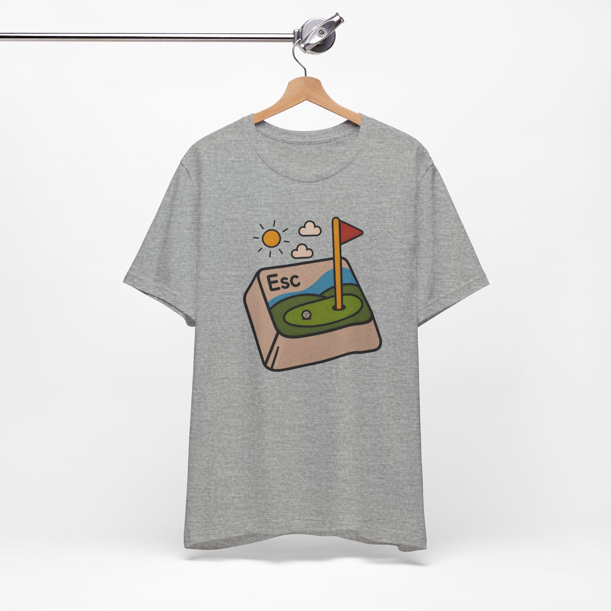 The "Golf Escape Button" Tee