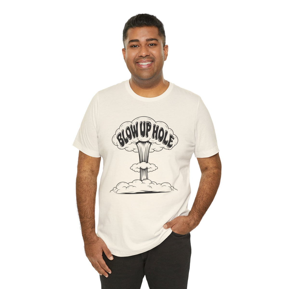 "Blow Up Hole" Golf Tee