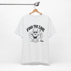 "Find The Line" Golf Tee