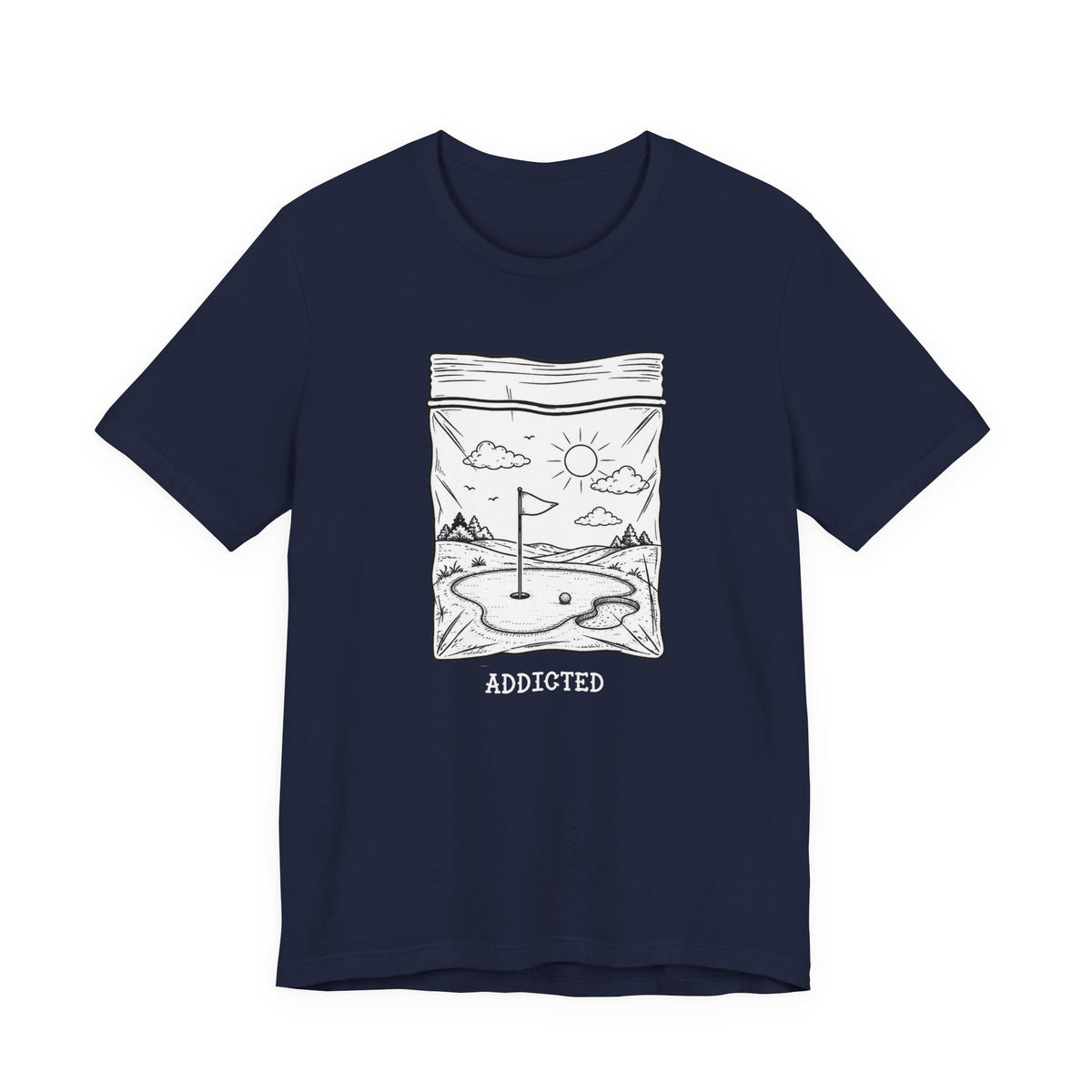"Golf Addict" Club Tee