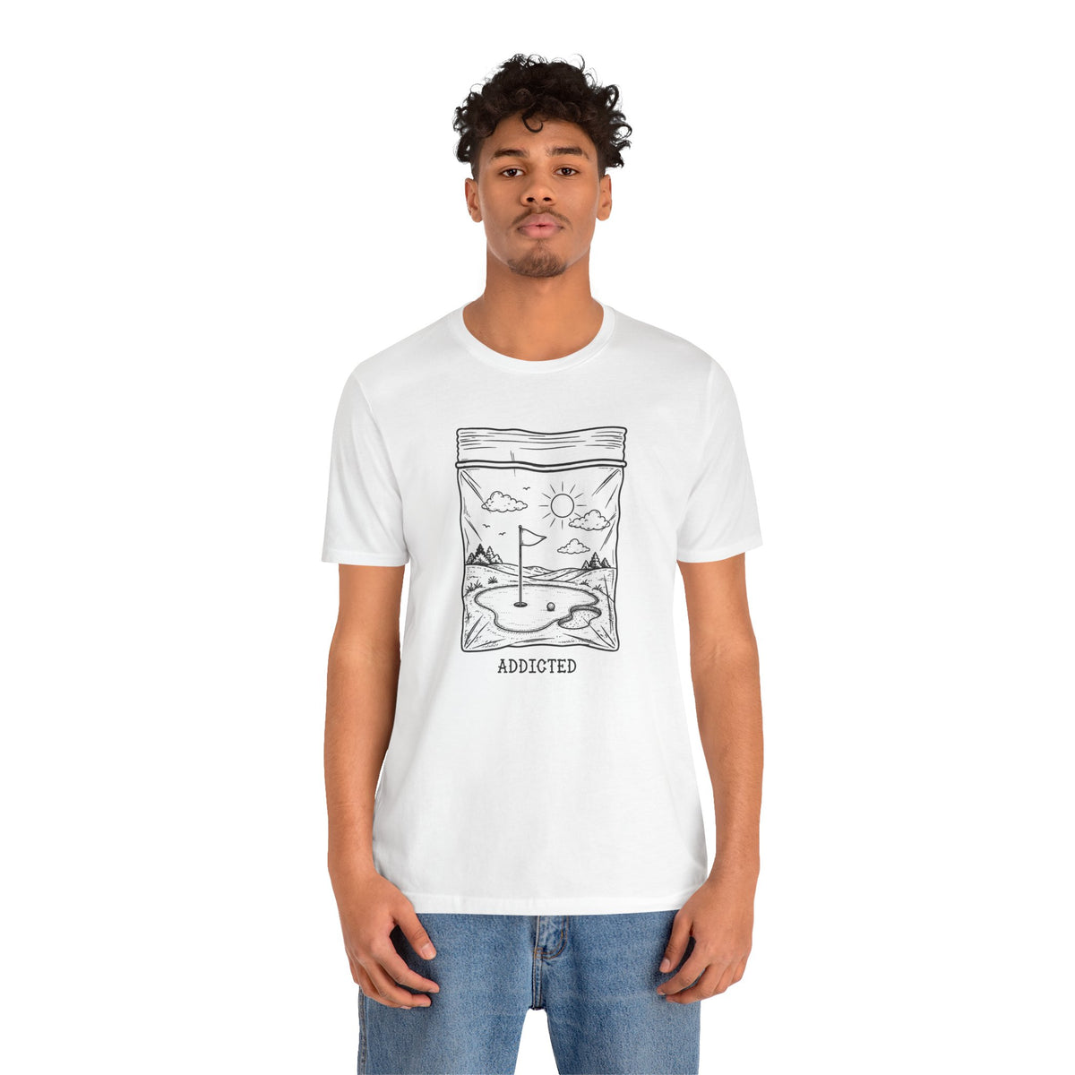 "Golf Addict" Club Tee