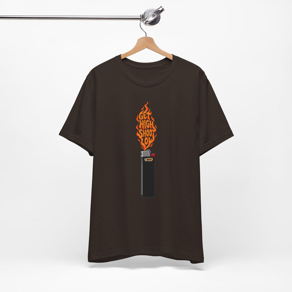 "Get High Shoot Low" Golf Tee