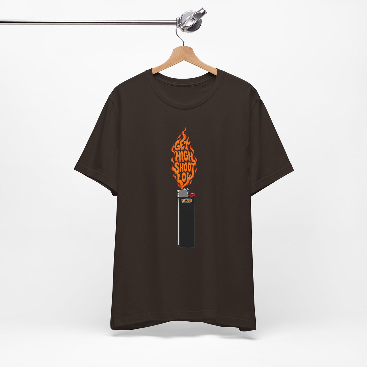 "Get High Shoot Low" Golf Tee