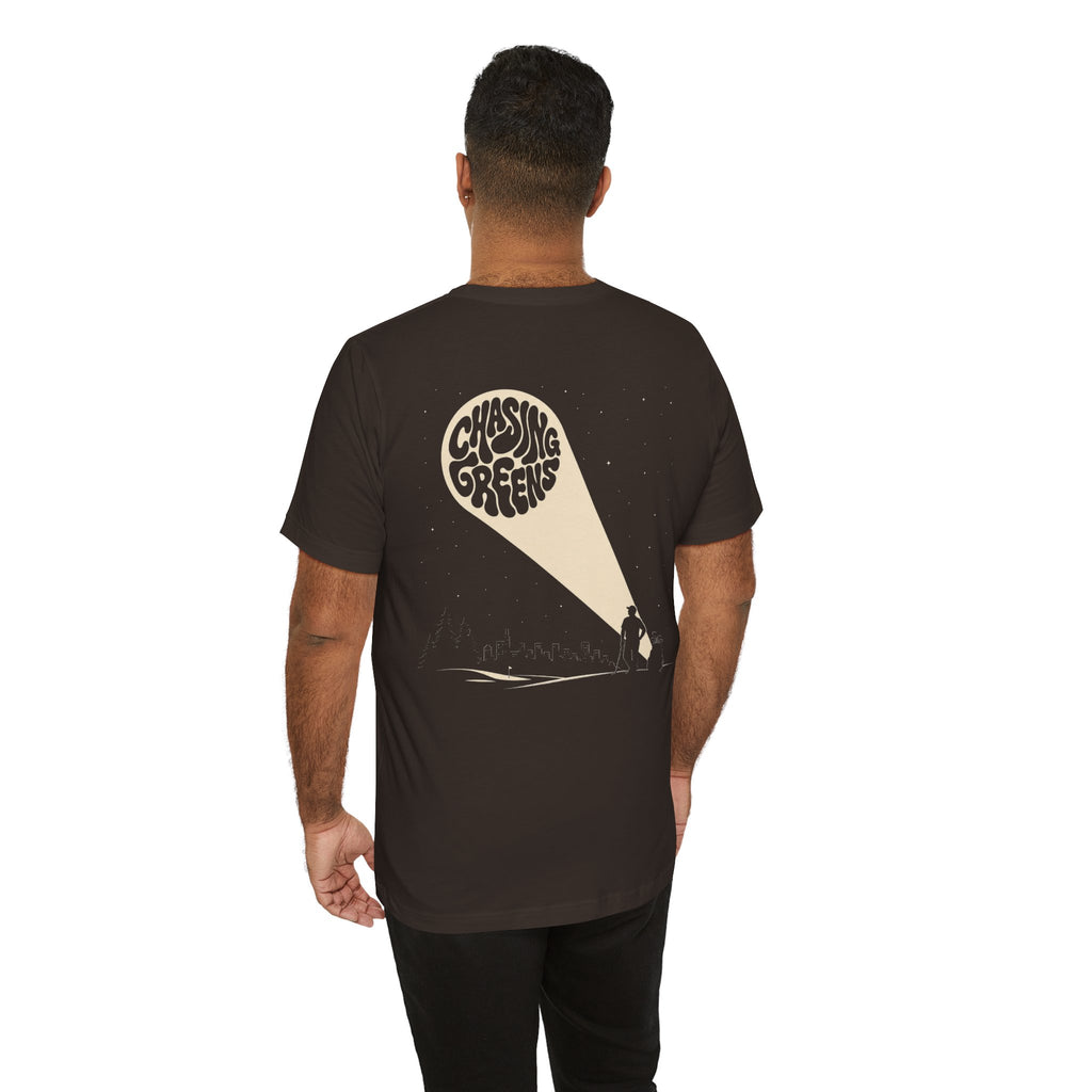 "Chasing Greens" Golf Tee