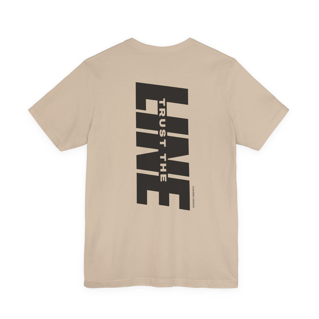 "Trust The Line" Golf Tee