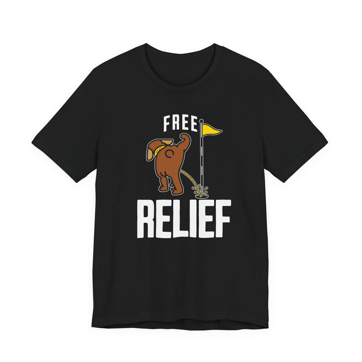 "Free Relief" Golf Tee