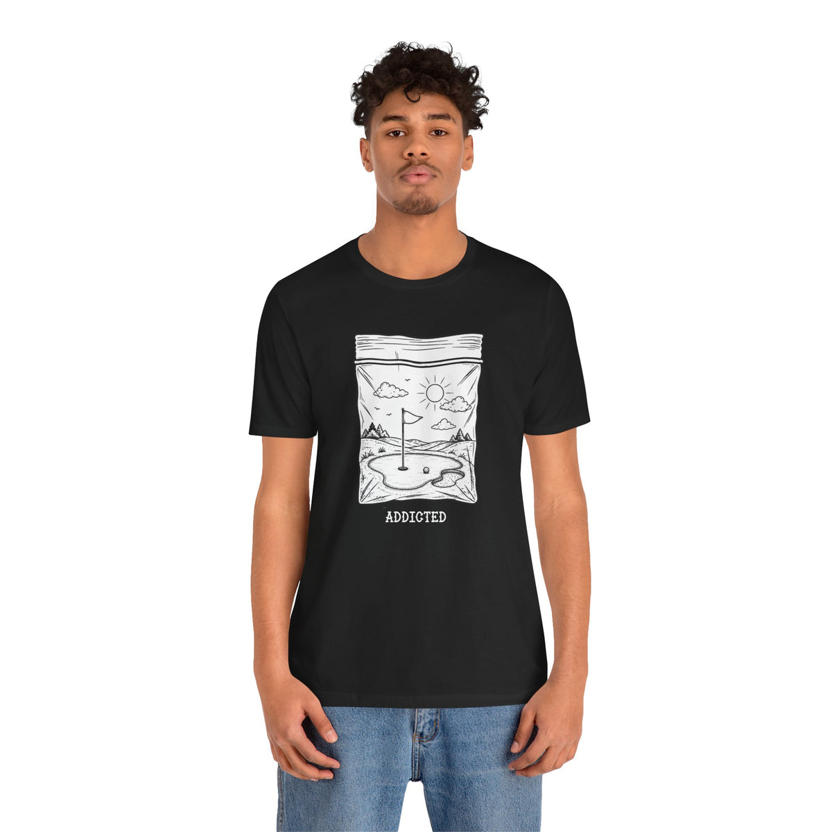"Golf Addict" Club Tee