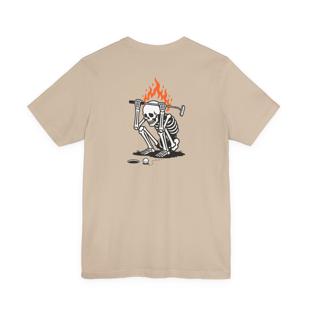 "Death by Three Putt" Golf Tee