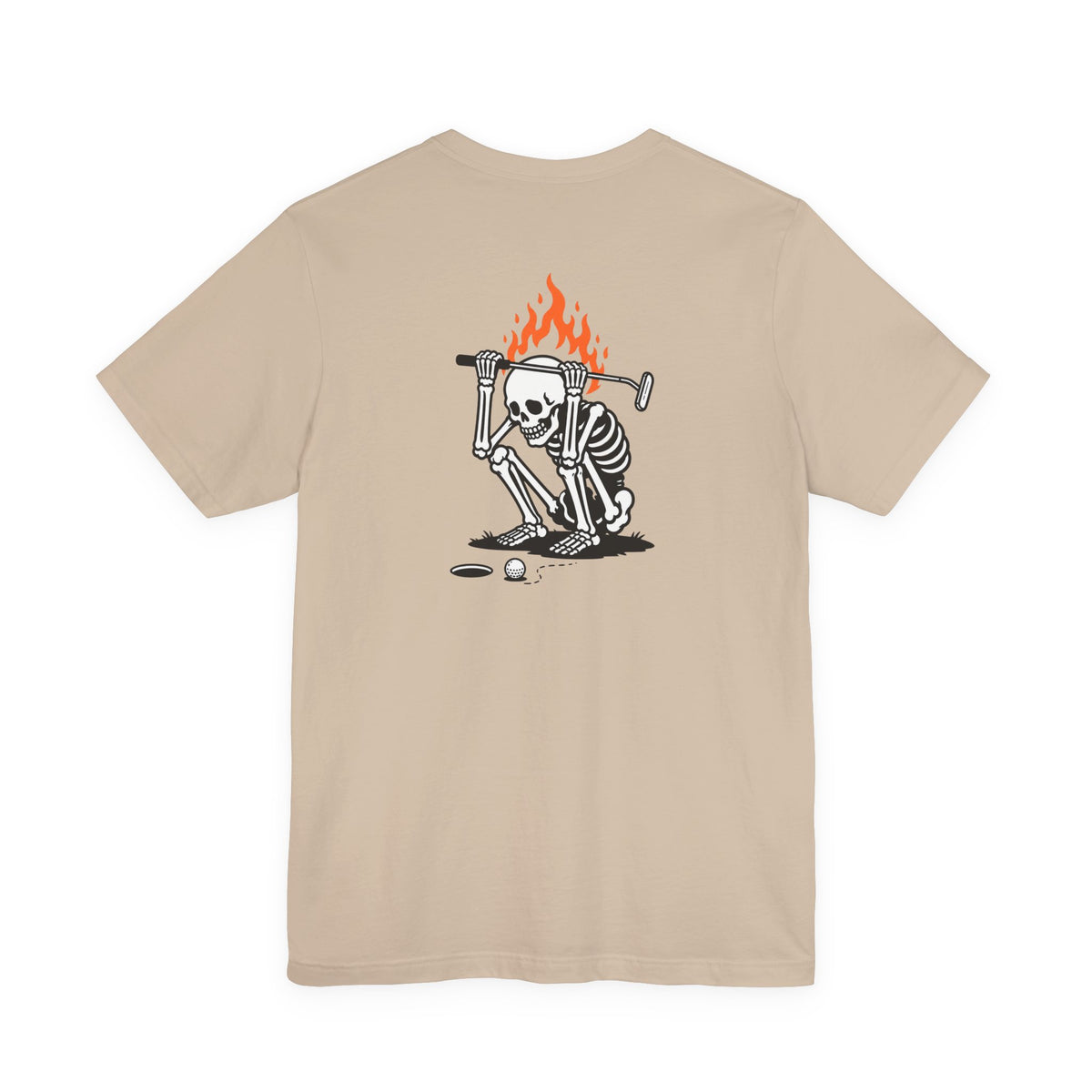 "Death by Three Putt" Golf Tee