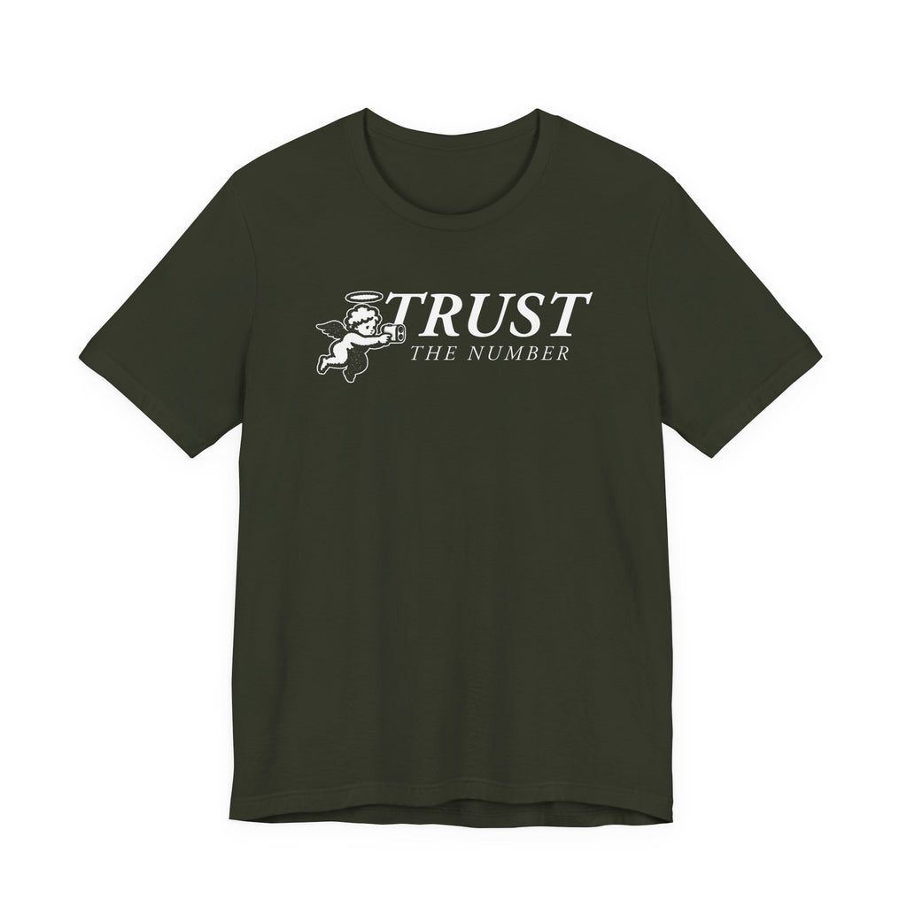 "Trust The Number" Golf Tee