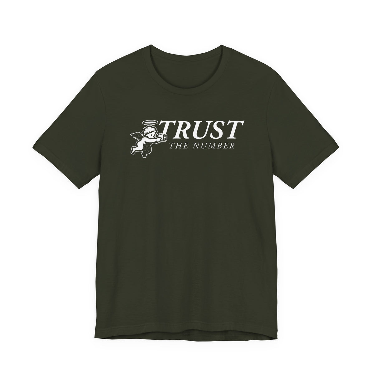 "Trust The Number" Golf Tee