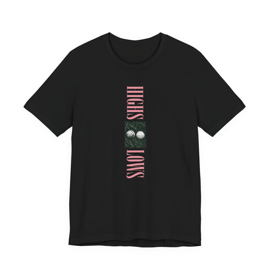 "Highs & Lows" Golf Tee