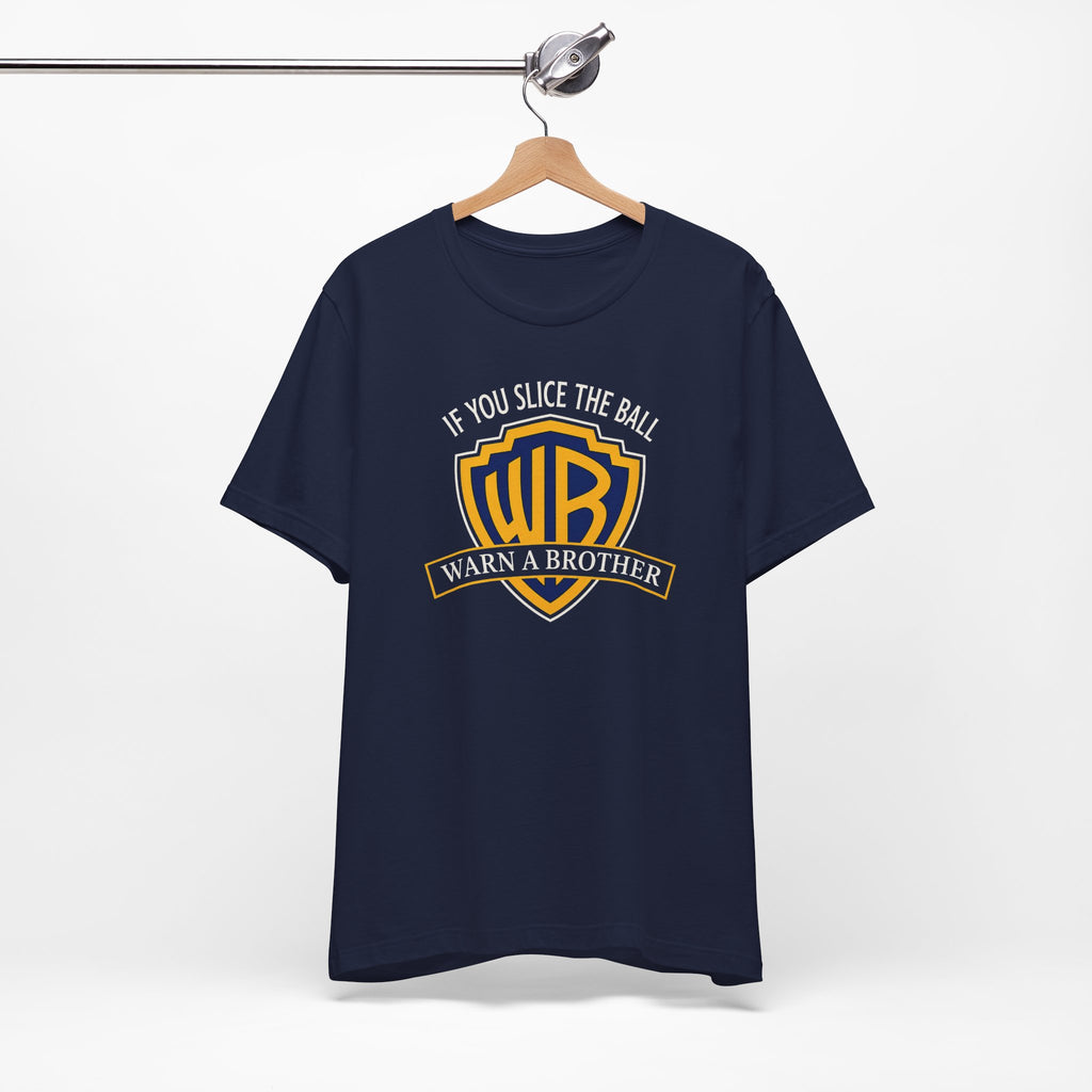 "Warn A Brother" Golf Tee