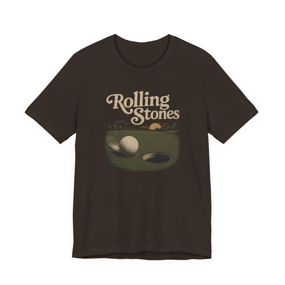 "Rolling Stones" Golf Tee