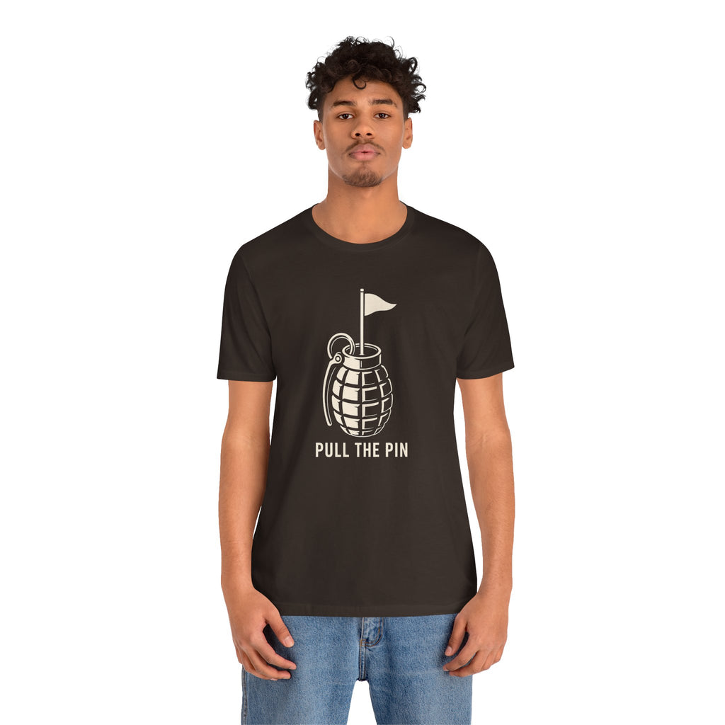 "Pull The Pin" Golf Tee