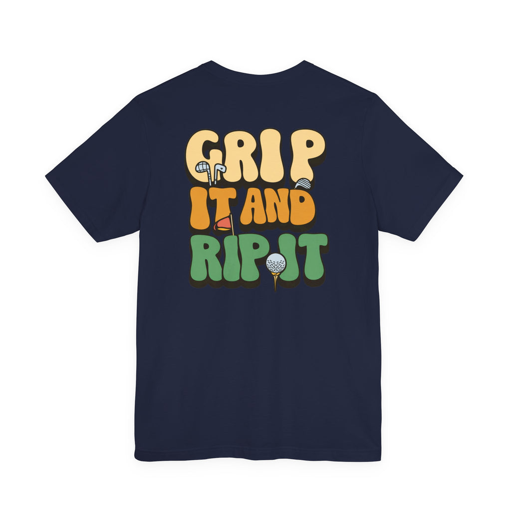 "Grip and Rip It Golfer" Tee