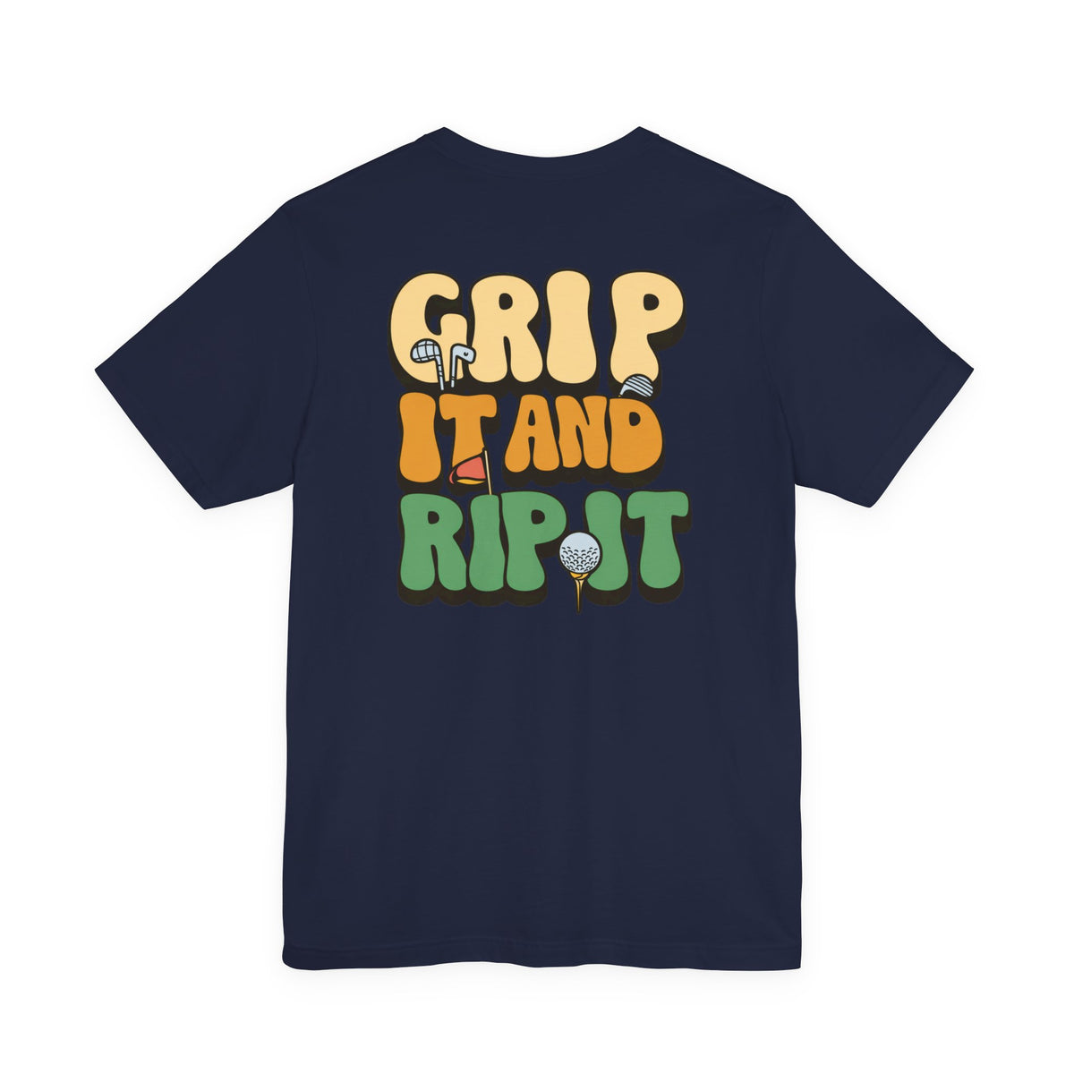 "Grip and Rip It Golfer" Tee