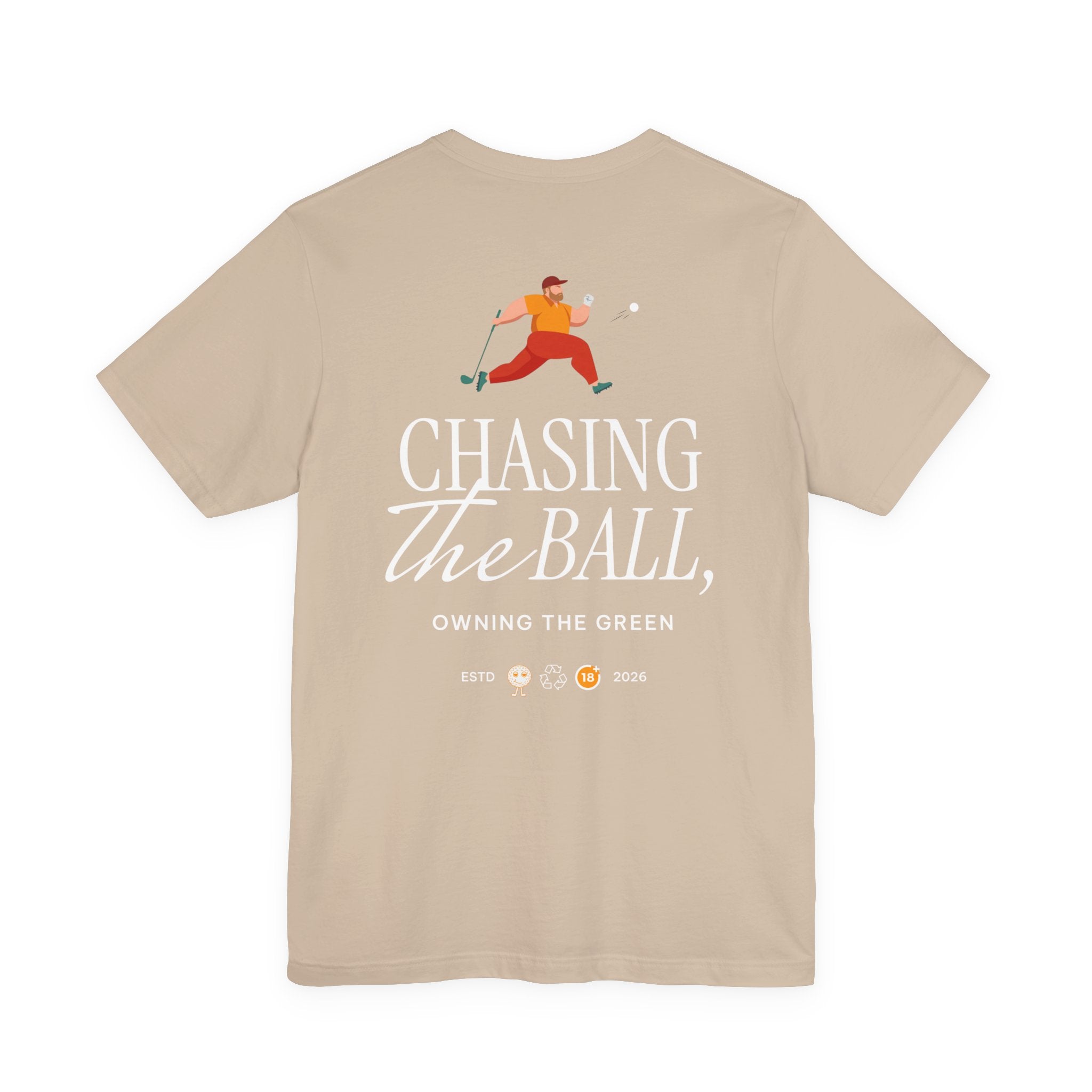 The "Ball Chasing Golfer" Tee