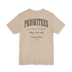 The "Priorities Golfer" Tee
