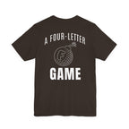 "Four Letter Game" Golf Tee