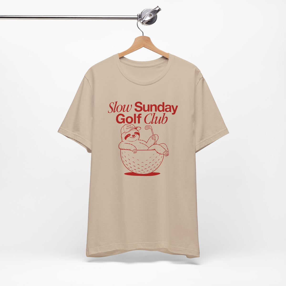 "Slow Sunday Golf" Club Tee