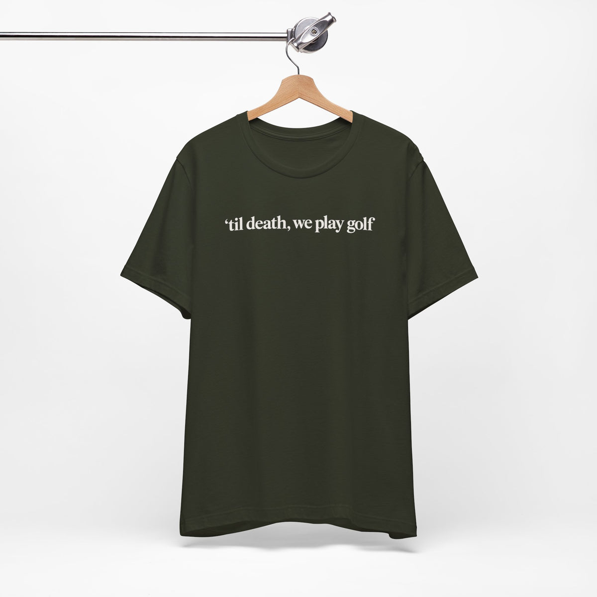 "'Til Death" Golf Tee