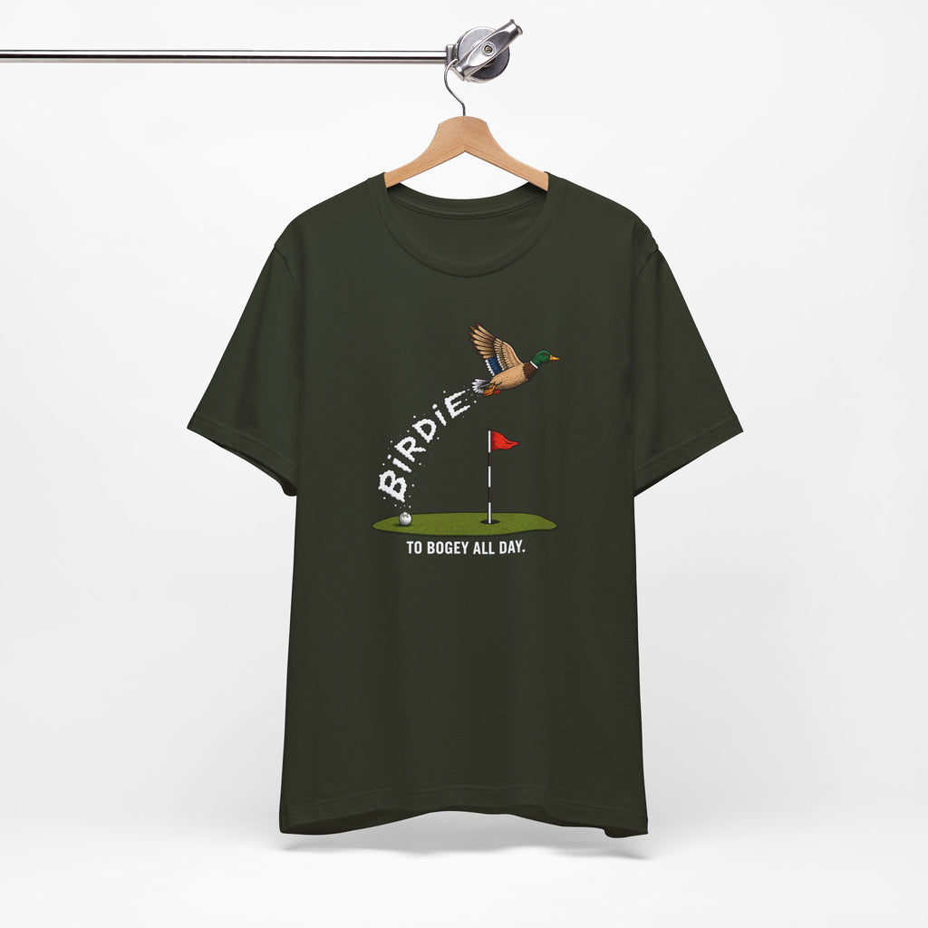 "Birdie To Bogey" Golf Tee