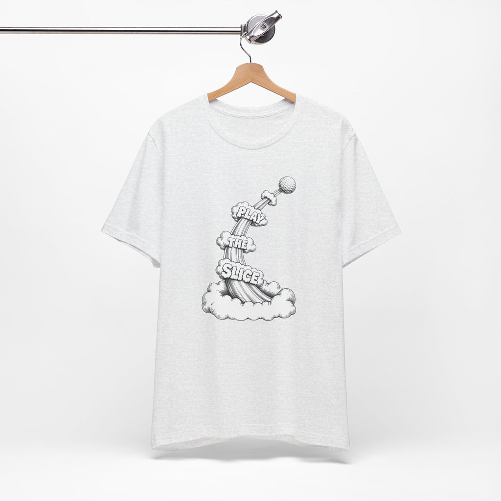"Play The Slice" Golf Tee
