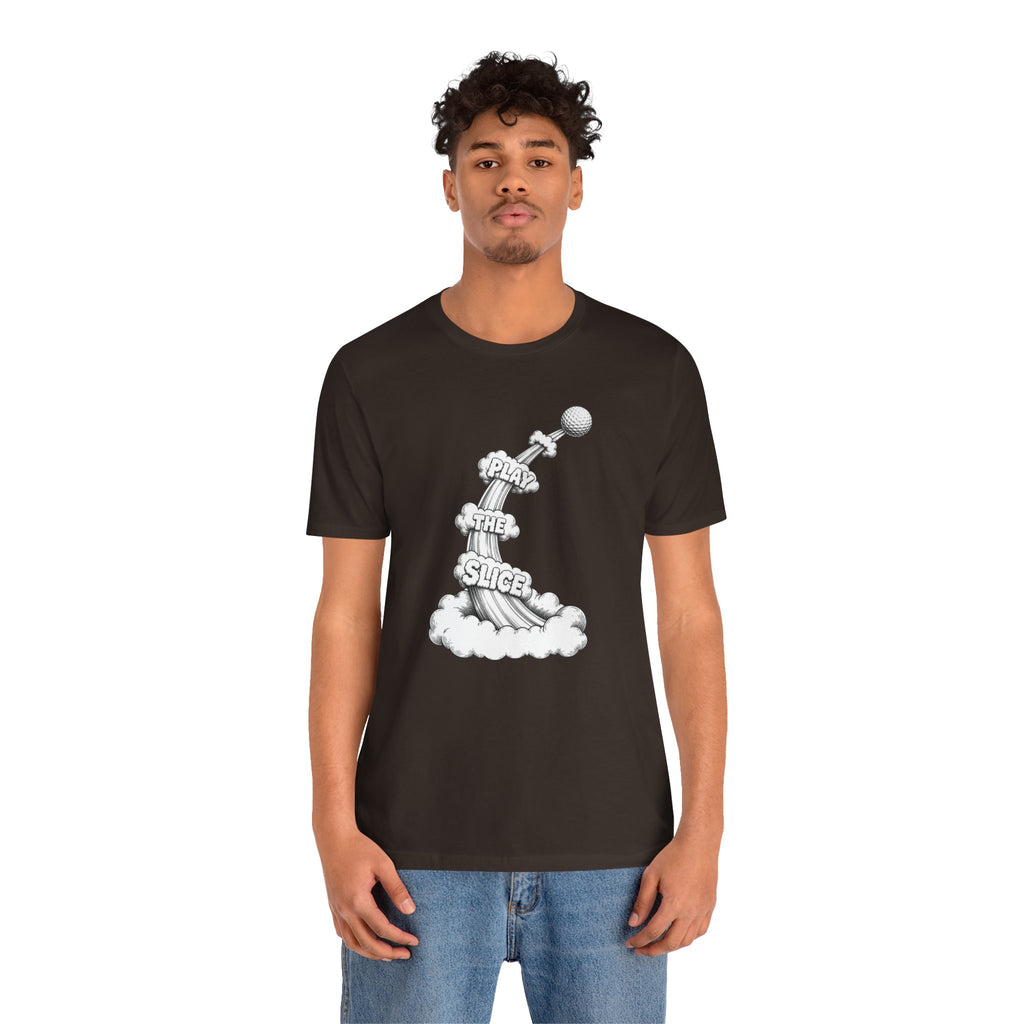 "Play The Slice" Golf Tee