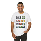 The "Many Moods Of Golf" Tee