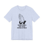 "Swing & Pray" Golf Tee