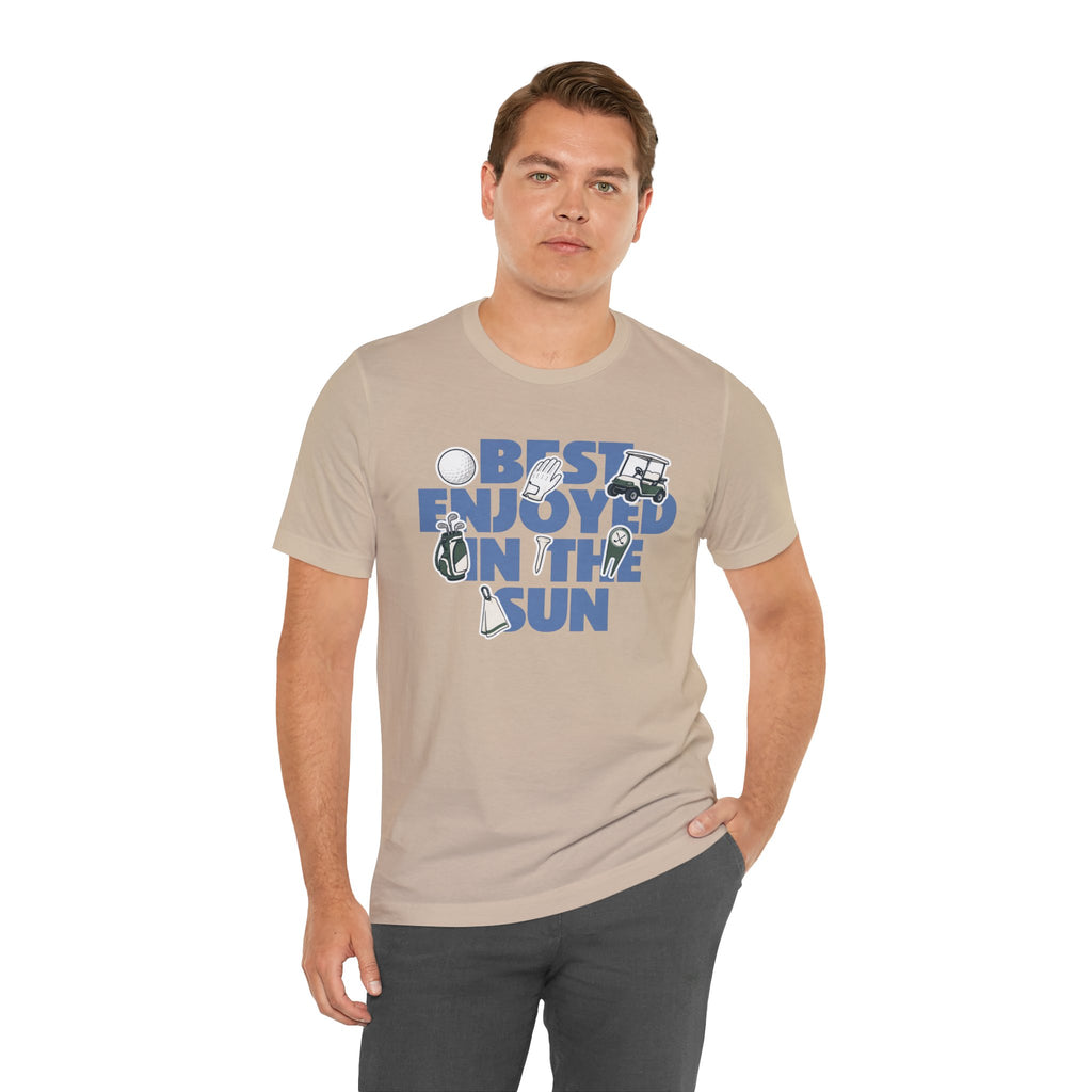 "Best Enjoyed" Golf Tee