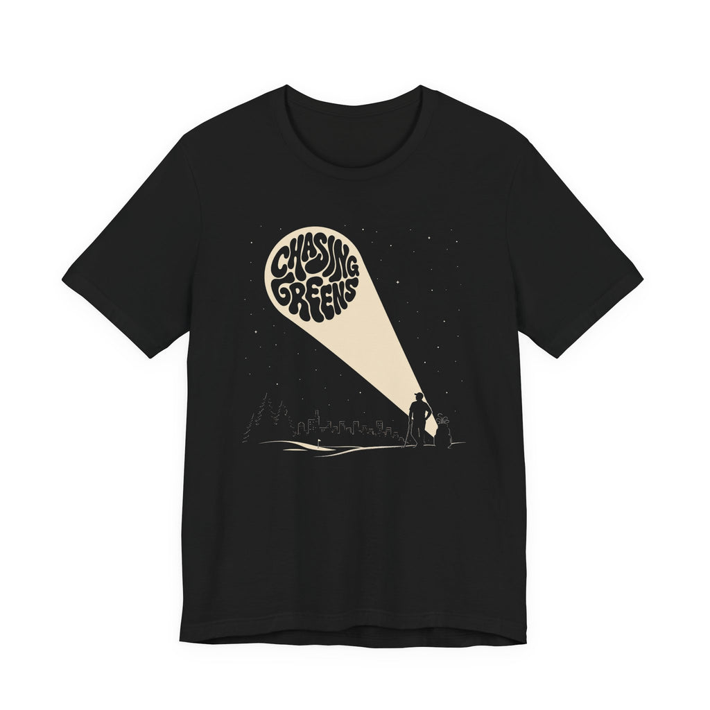 "Chasing Greens" Golf Tee