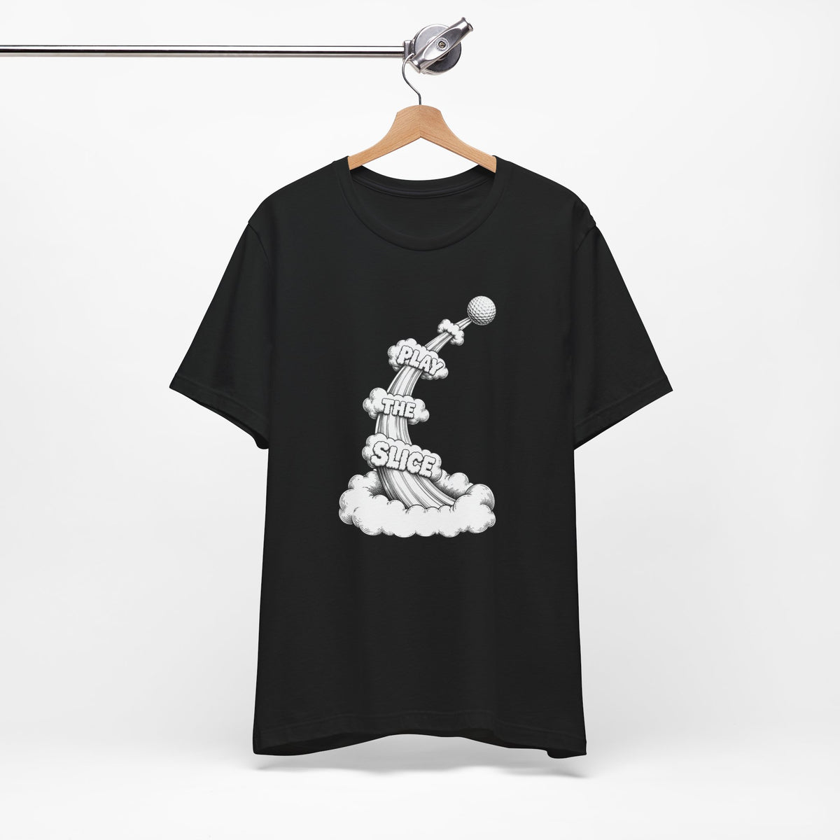 "Play The Slice" Golf Tee