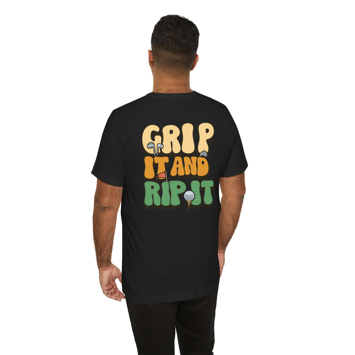 "Grip and Rip It Golfer" Tee