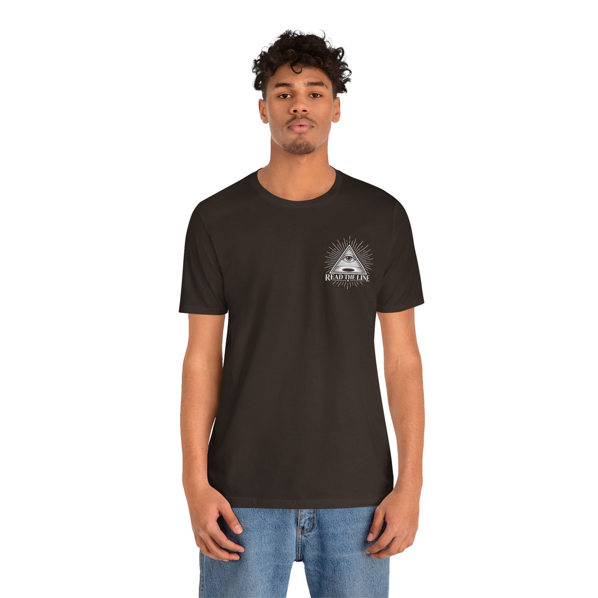 "Read The Line" Chest Tee