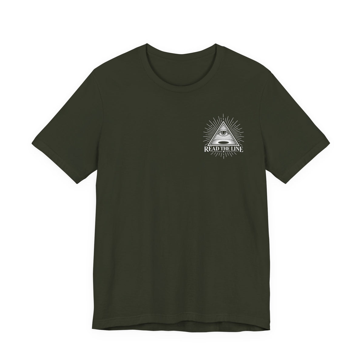 "Read The Line" Chest Tee