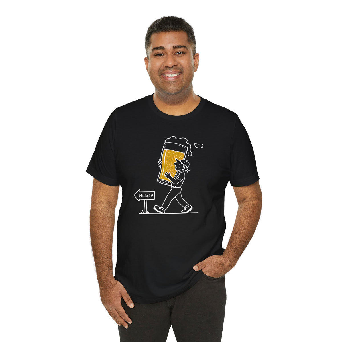 "19th Hole Champ" Golf Tee