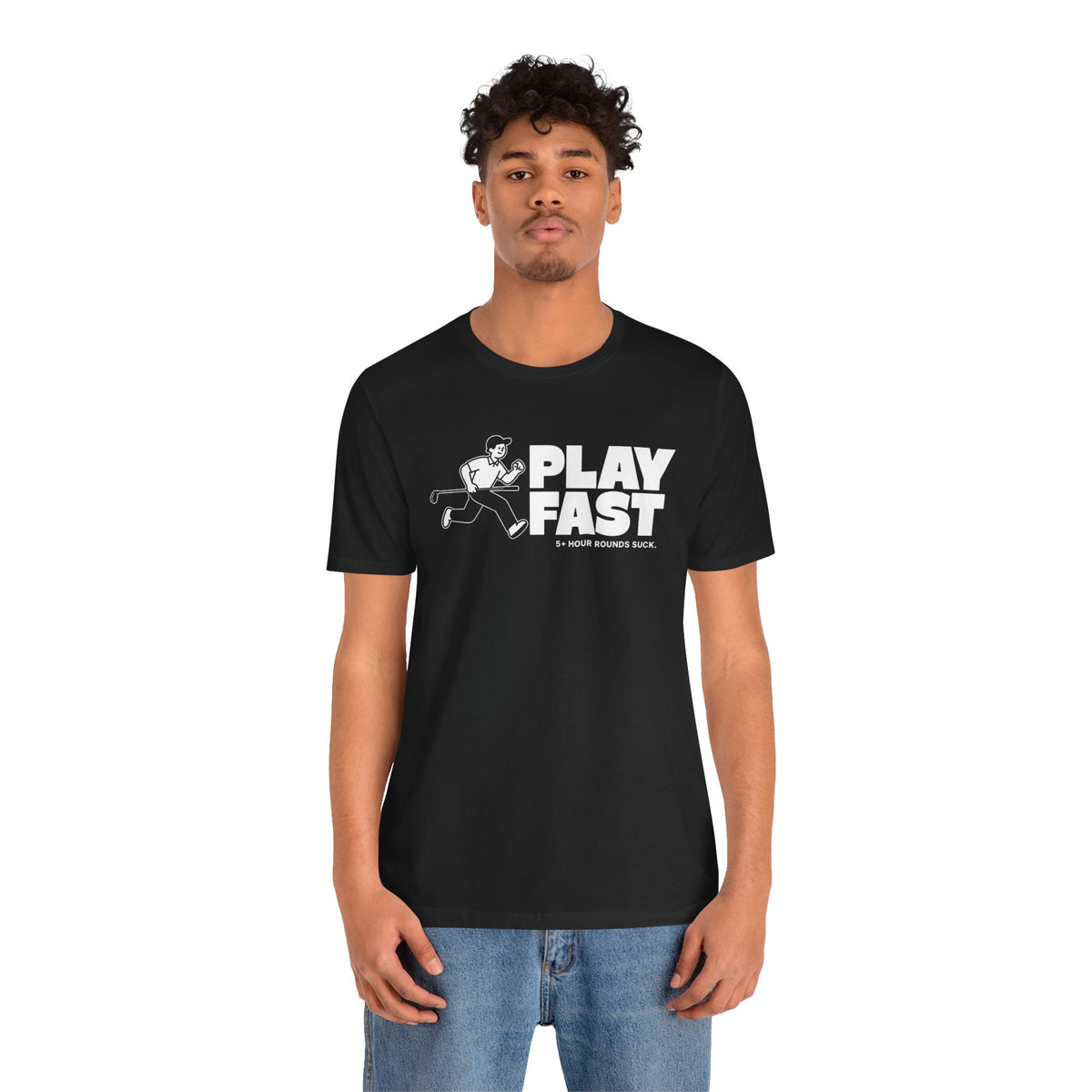 "Play Fast" Golf Tee