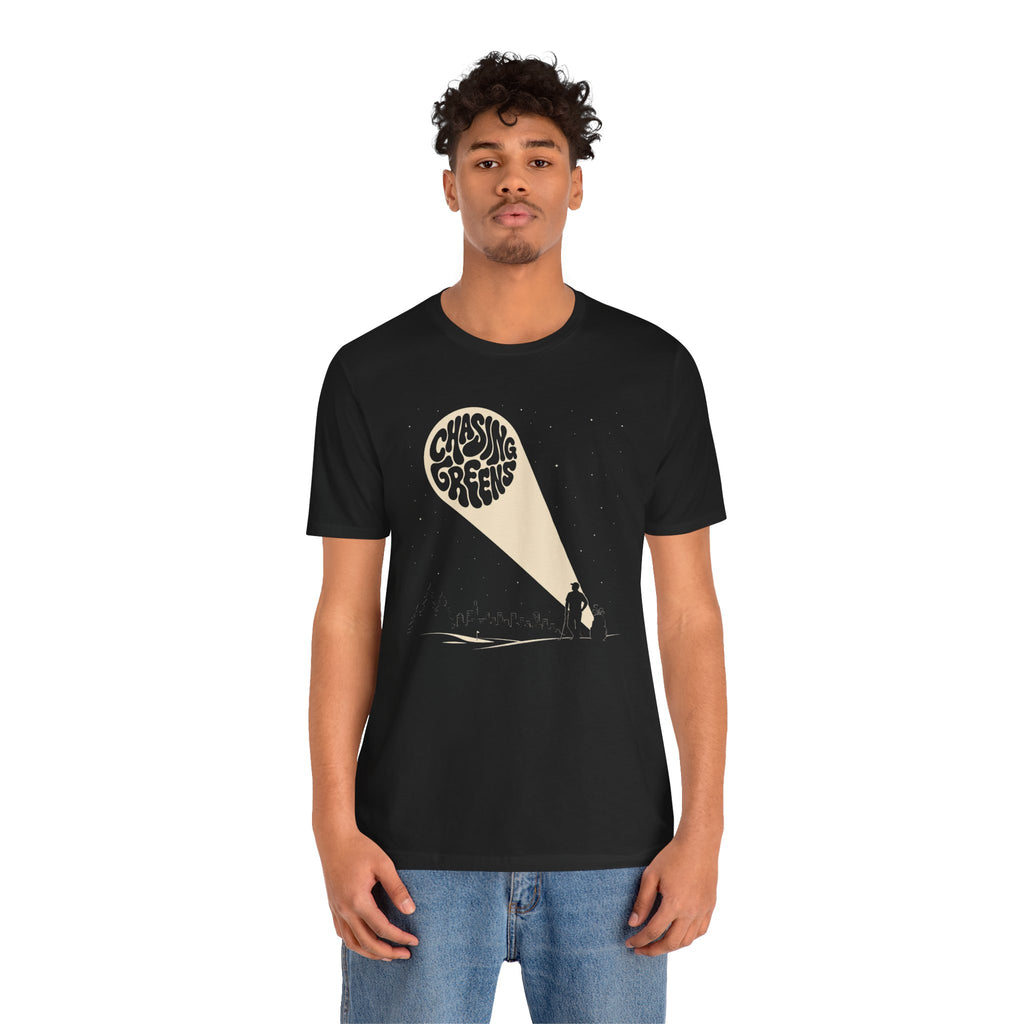 "Chasing Greens" Golf Tee