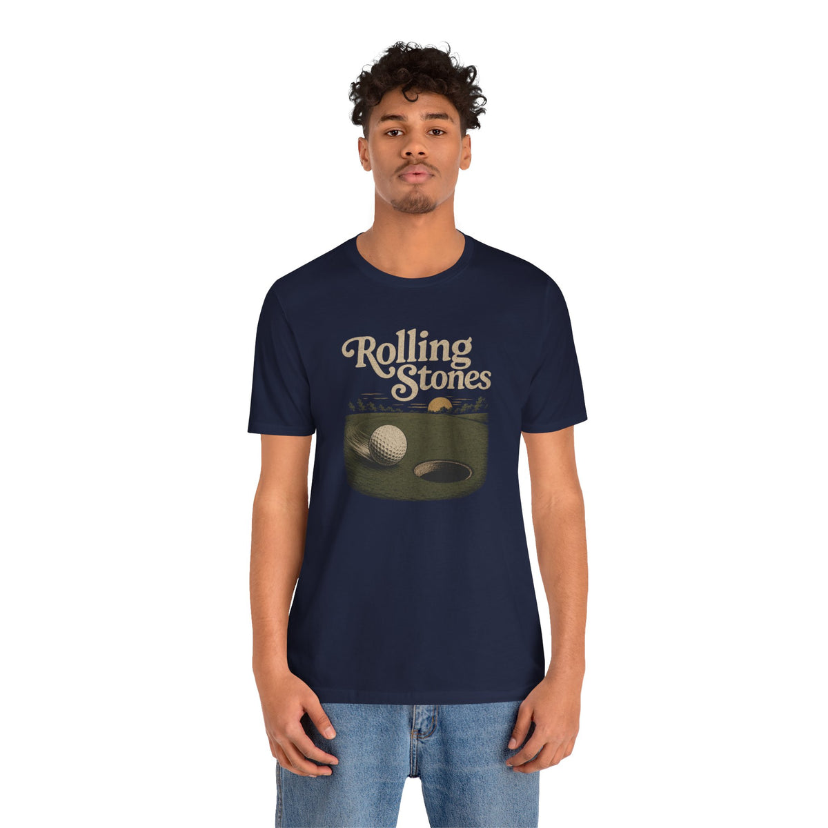 "Rolling Stones" Golf Tee