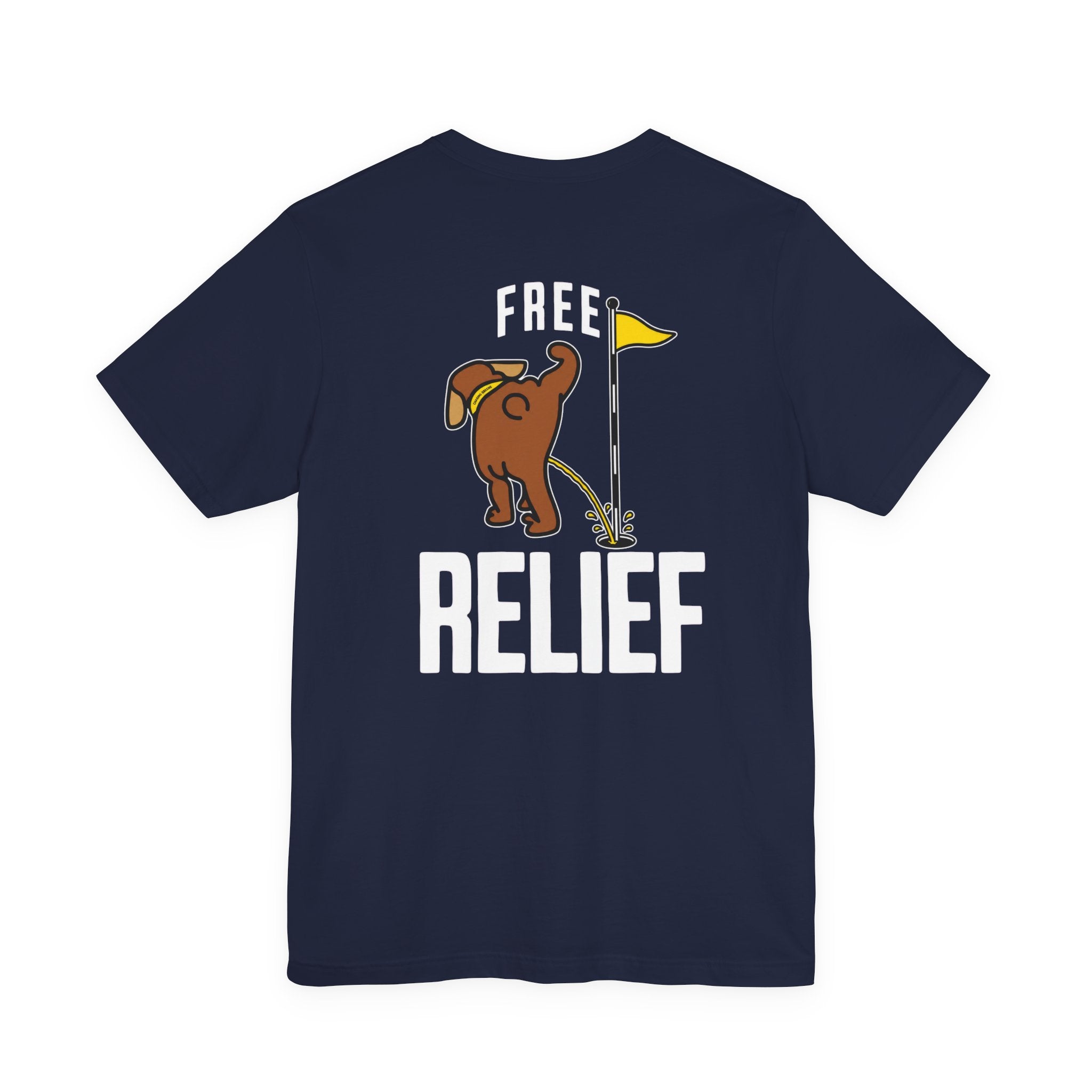 "Free Relief" Golf Tee