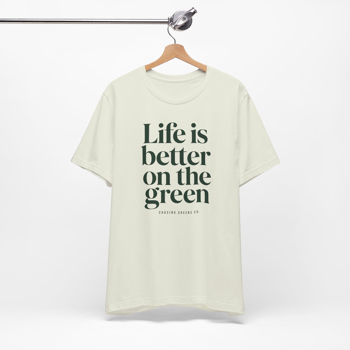 "Better On Greens" Golf Tee