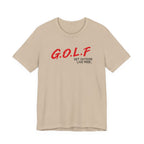 "GOLF" Club Tee