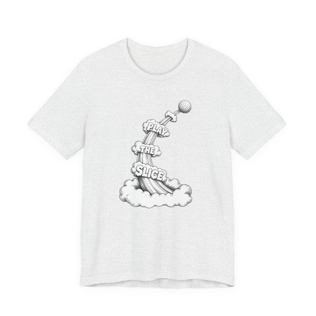 "Play The Slice" Golf Tee