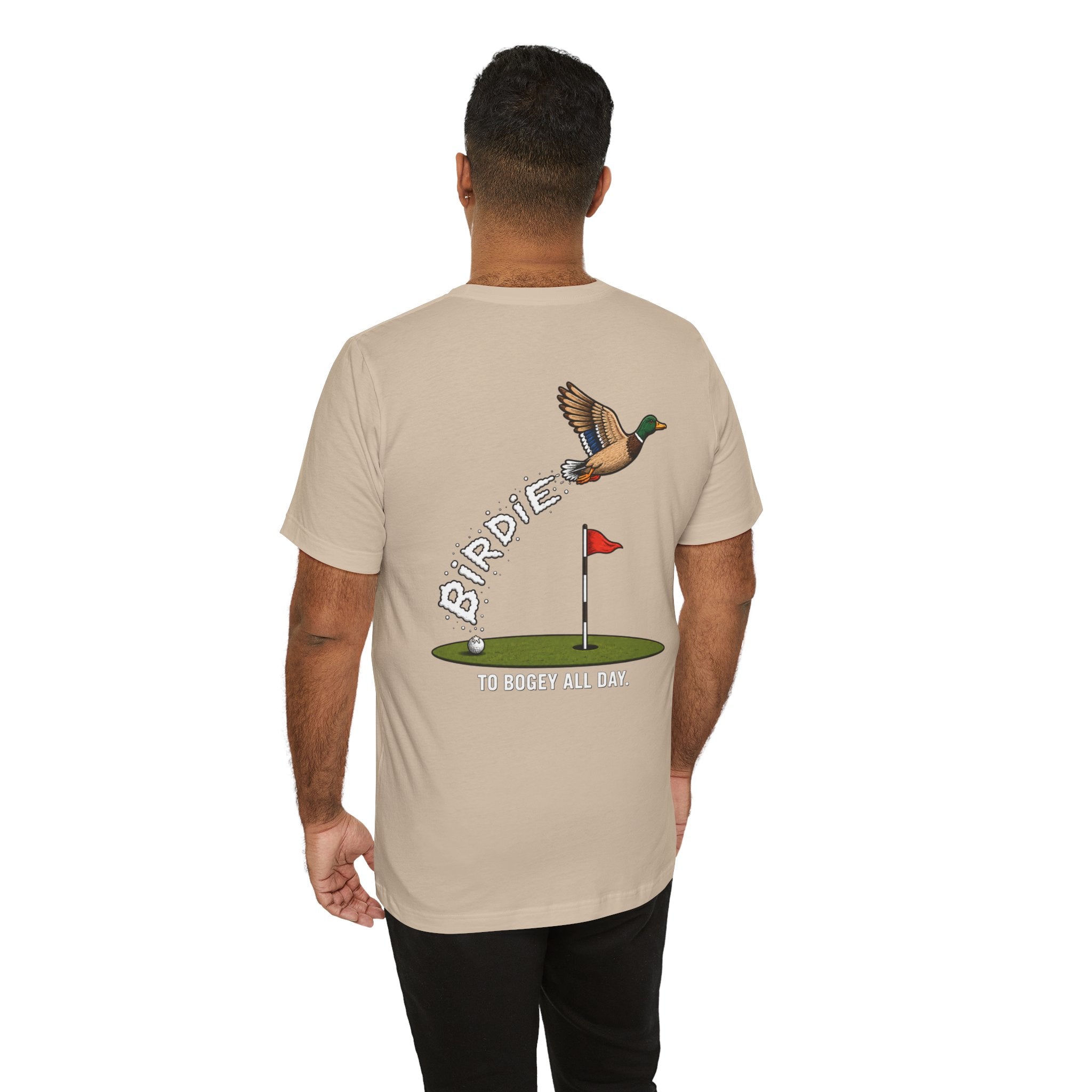"Birdie To Bogey" Golf Tee