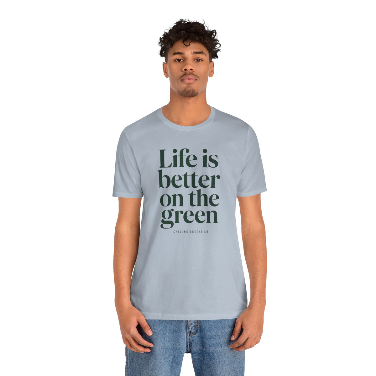 "Better On Greens" Golf Tee