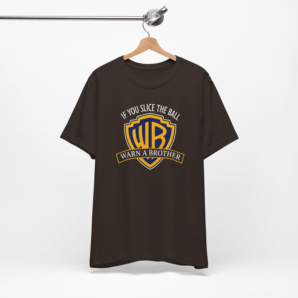 "Warn A Brother" Golf Tee