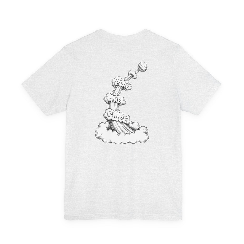 "Play The Slice" Golf Tee