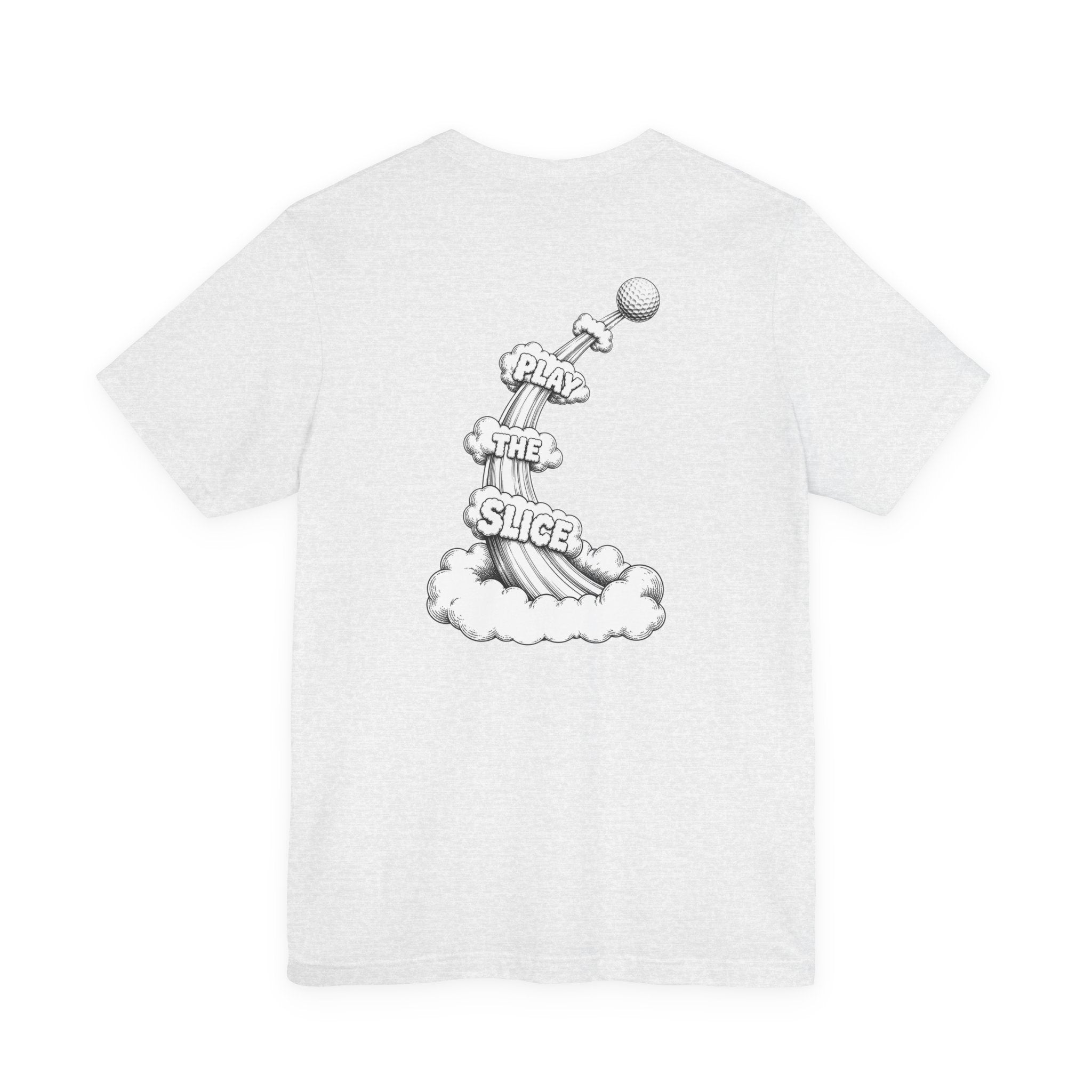 "Play The Slice" Golf Tee